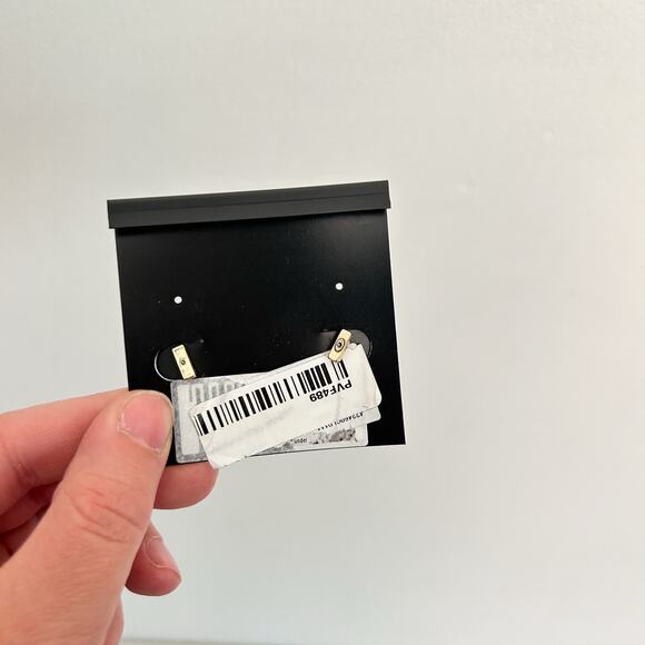 ALLSAINTS Studded Gold Earrings - Picture 3 of 3